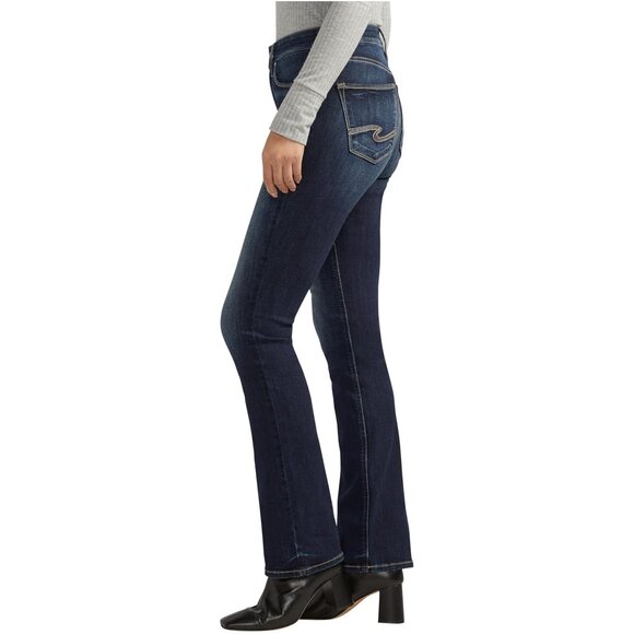 NWT Silver Jeans Co. Women's Avery High Rise Curvy Fit Slim Bootcut Jeans - Picture 2 of 7